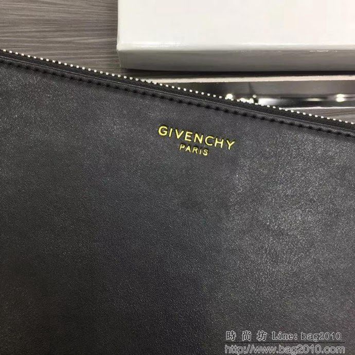 GlVENCHY紀梵希 2018最新 熱賣款式 專櫃品質 頂級進口牛皮 原版五金 拉鏈手包 091888  tsg1096